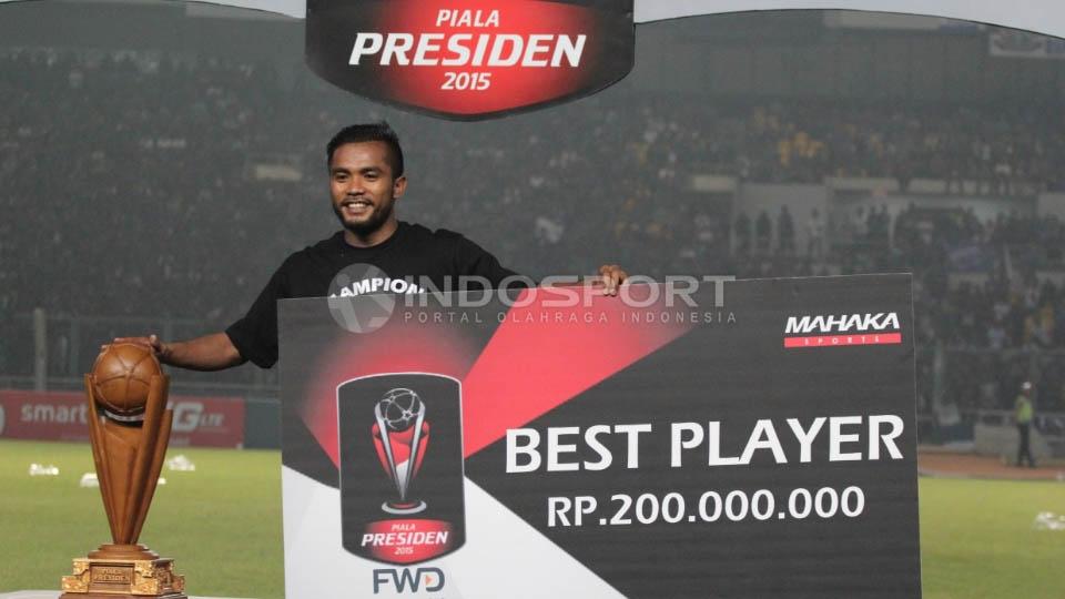 Zulham dinobatkan sebagai pemain terbaik.